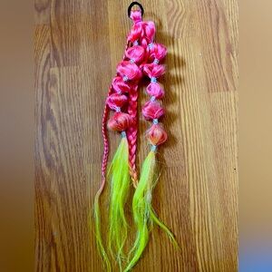 Handmade festival hair braid